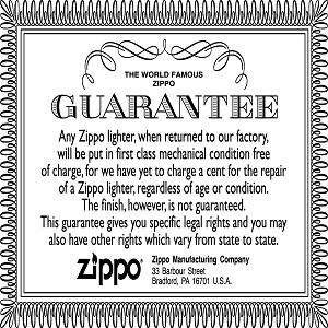 certificat de garantie zippo